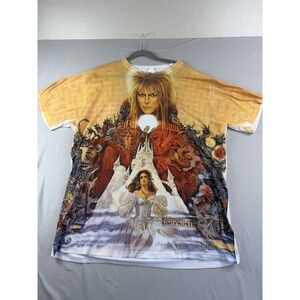 Logo Vision David Bowie Labyrinth graphic tee, men's 3x ss t-shirt